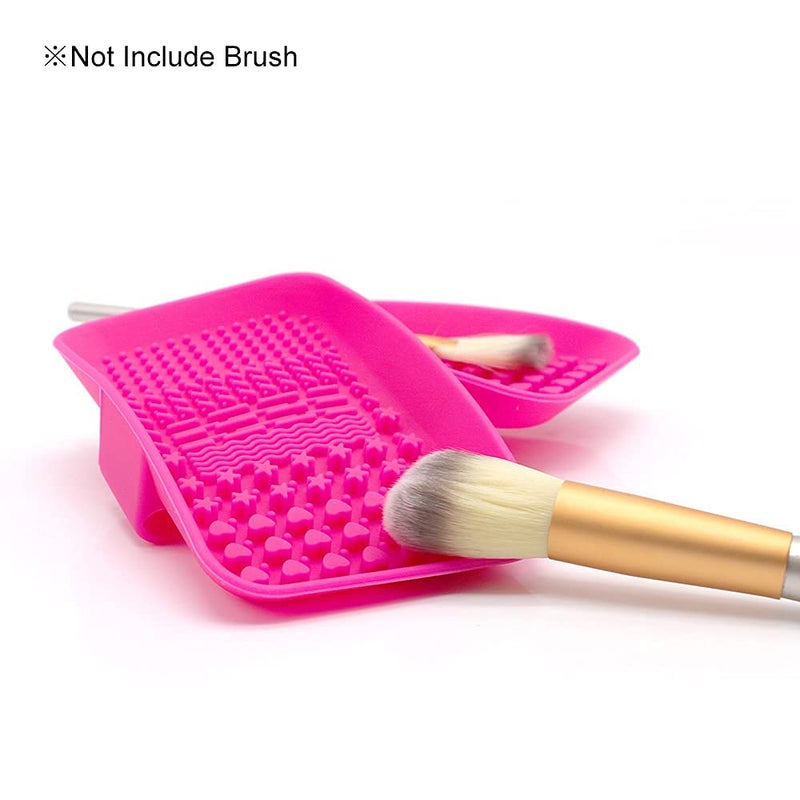 KINGZHUO Makeup Brush Cleaner Pad Cosmetic Brush Cleaning Mat Portable Washing Tool Scrubber Brush Cleansing Pad Makeup Cleaning Mat - Image 4